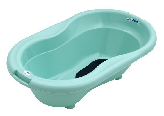 Rotho-Baby Design Cadita cu covoras antiderapant TOP Swedish green Rotho-babydesign