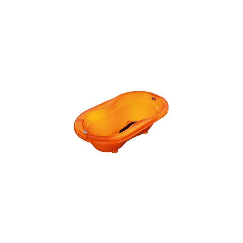 Rotho-Baby Design Cadita cu covoras antiderapant Top Translucent orange Rotho babydesign