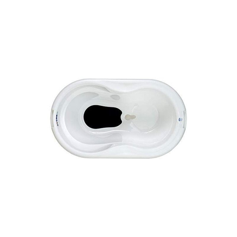 Rotho-Baby Design Cadita cu covoras antiderapant Top White Rotho-babydesign