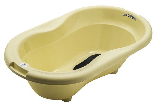 Rotho-Baby Design Cadita cu covoras antiderapant Top Yellow delight Rotho-babydesign