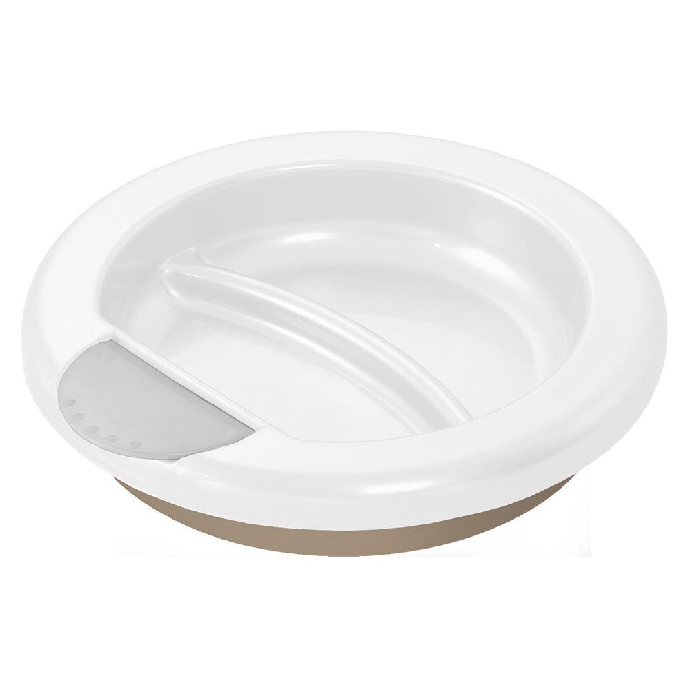 Rotho-Baby Design Farfurie termica 6 luni plus taupe white Rotho Baby Design