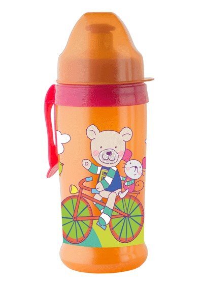 Rotho-Baby Design Pahar cu supapa Active sport CoolFrends Raspberry 360ml.12L+ Rotho-babydesign