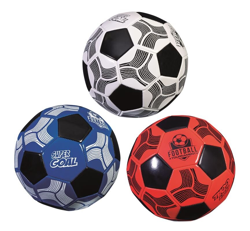RS Toys Minge de fotbal din piele ecologica diametru 23 cm