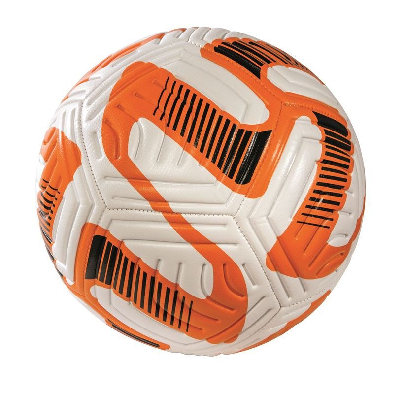 RS Toys Minge de fotbal din piele ecologica model Orange diametru 23 cm