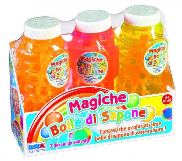 RS Toys Set 3 recipiente baloane de sapun 240 ml