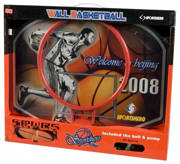 RS Toys Set joc baschet cu minge si pompa