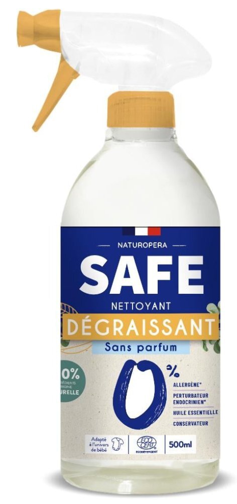 Safe Degresant Bio multisuprafete cu pulverizator fara parfum fara alergeni 500 ml