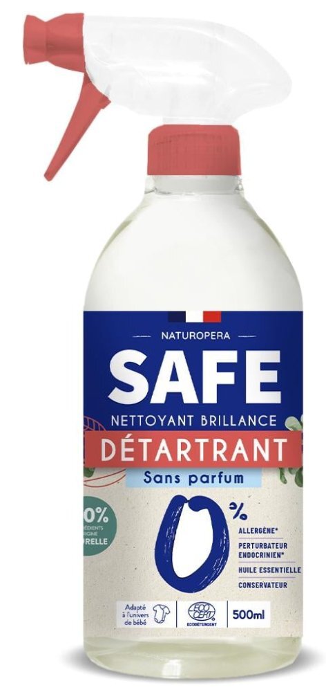 Safe Detartrant Bio cu pulverizator fara parfum fara alergeni 500 ml