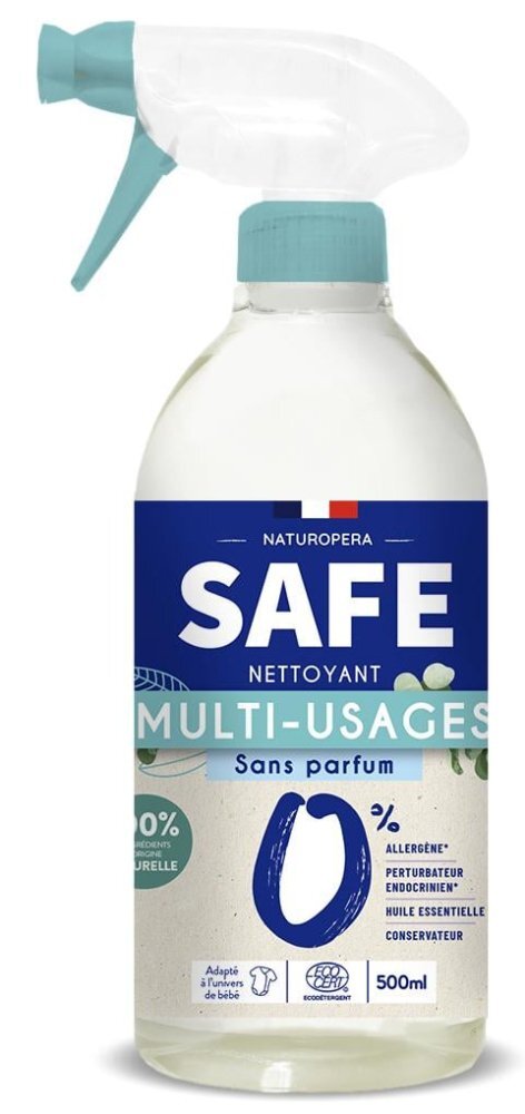 Safe Detergent Bio multisuprafete cu pulverizator fara parfum fara alergeni 500 ml