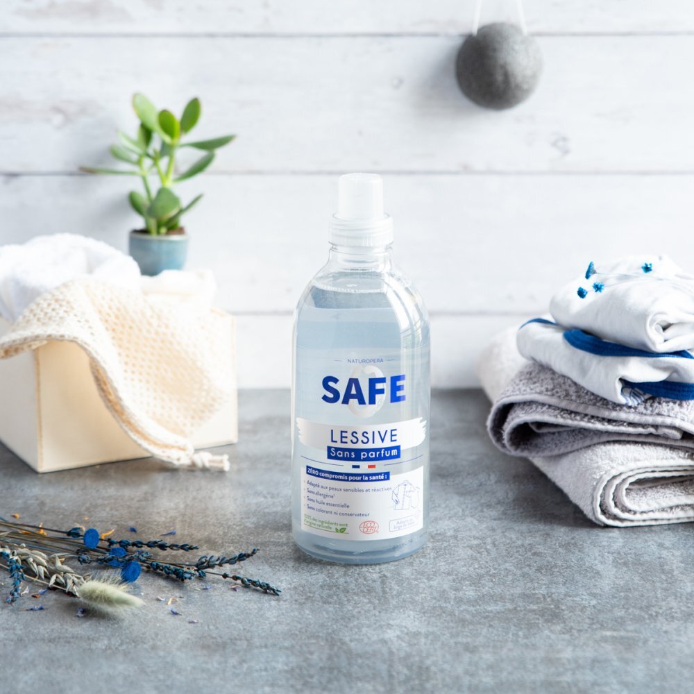 Safe Detergent Bio pentru rufe fara parfum fara alergeni 1000 ml