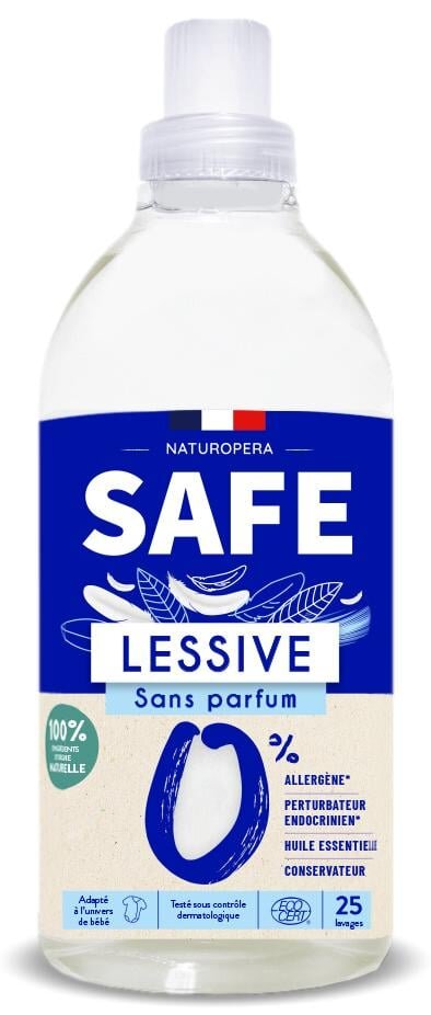 Safe Detergent Bio pentru rufe fara parfum fara alergeni 1000 ml