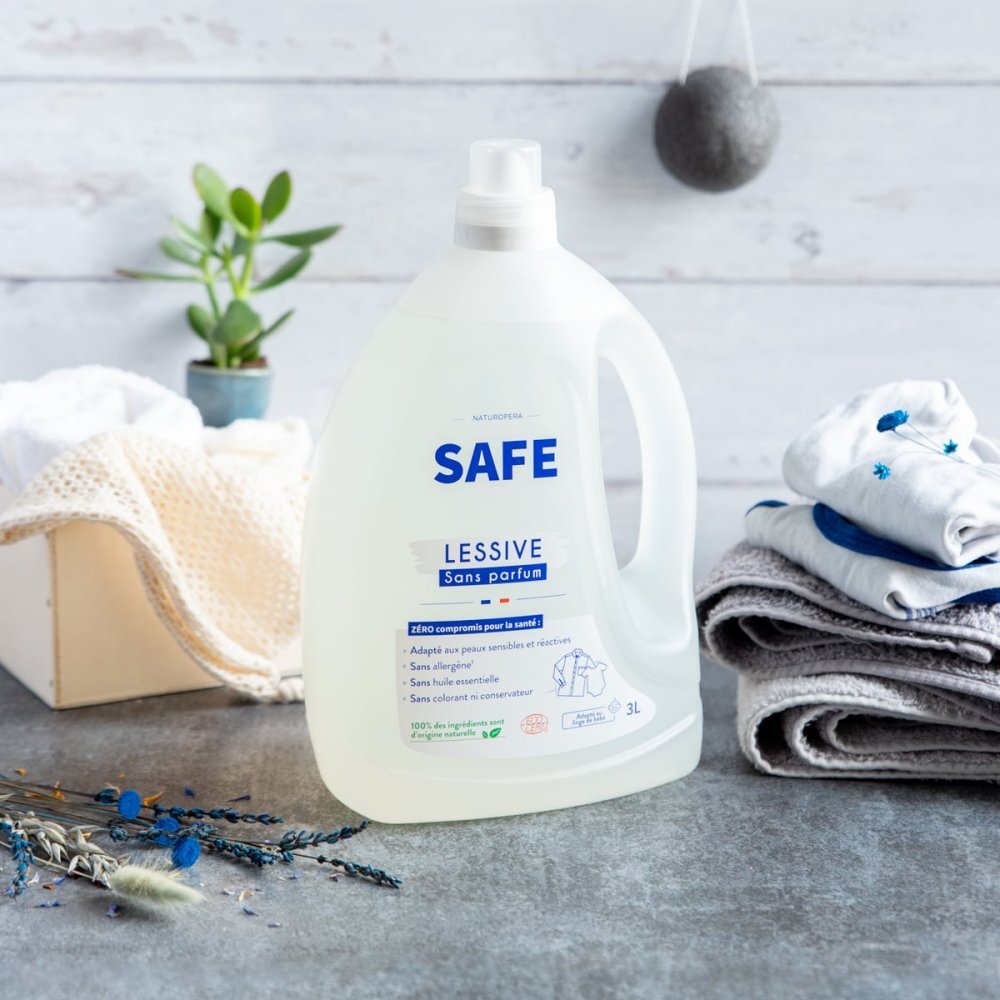 Safe Detergent Bio pentru rufe fara parfum fara alergeni 3 litri