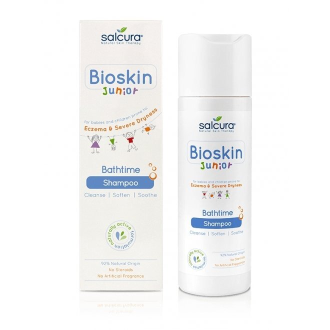 Salcura Natural Skin Therapy Sampon Bioskin Junior pt bebelusi si copii scalp uscat cu eczeme si coji Salcura 200 ml