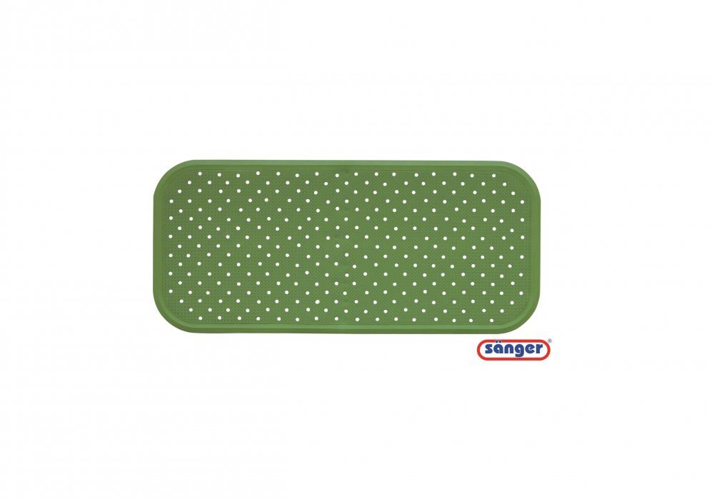 SANGER Covoras de cada antiderapant cu ventuze 76x34 cm verde