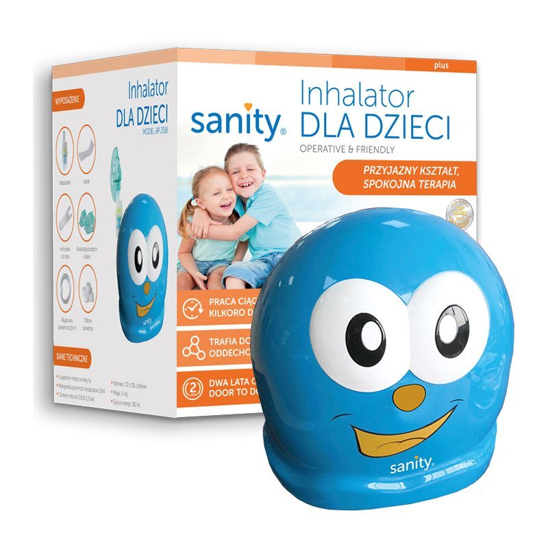 Sanity Aparat aerosoli Inhaler Kids nebulizator cu compresor pentru copii
