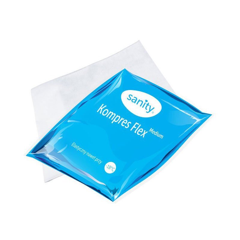 Sanity Compresa medicala Flex Medium 21 x 22 cm caldrece albastru