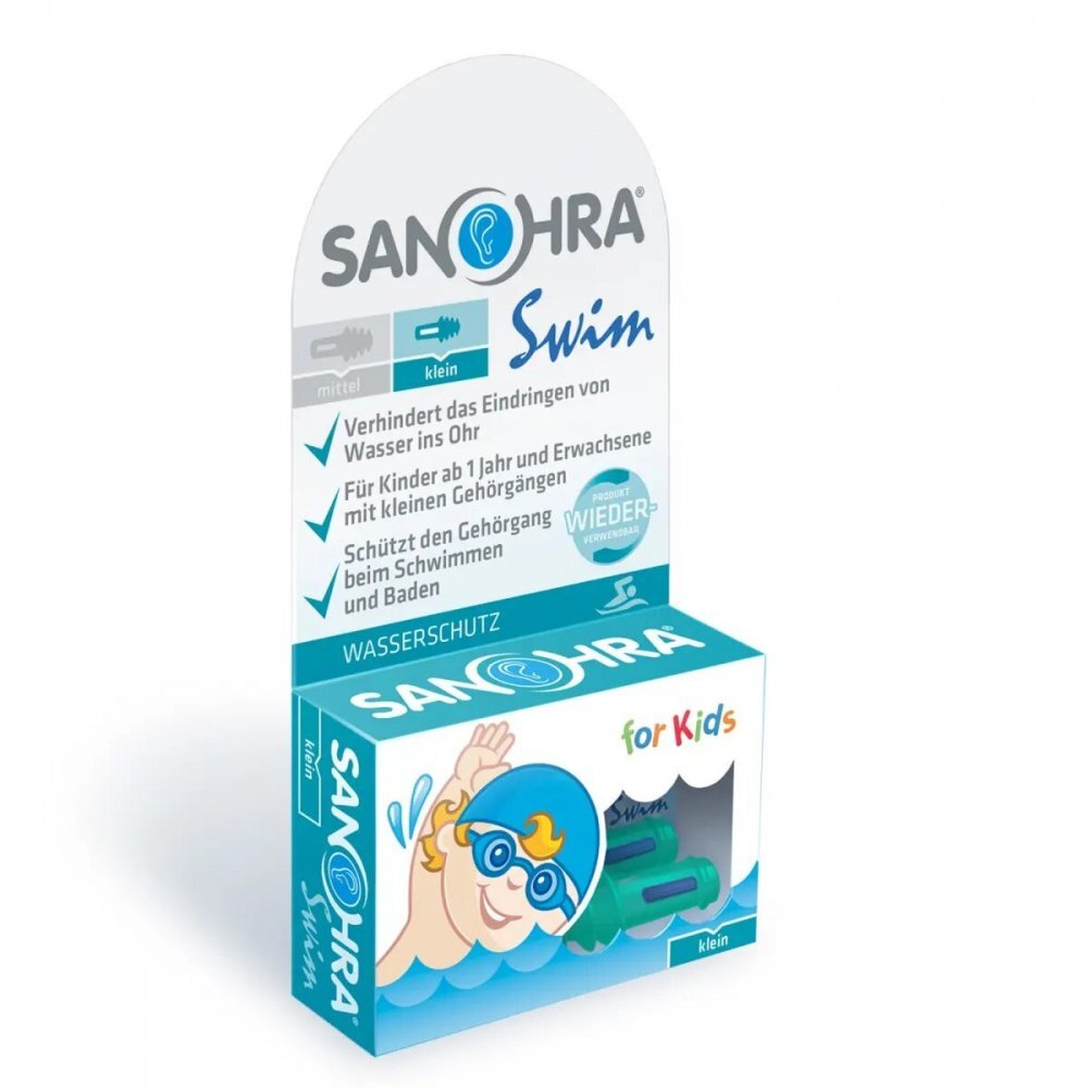 Sanohra Dopuri de urechi pentru inot Swim 1 an + albastru