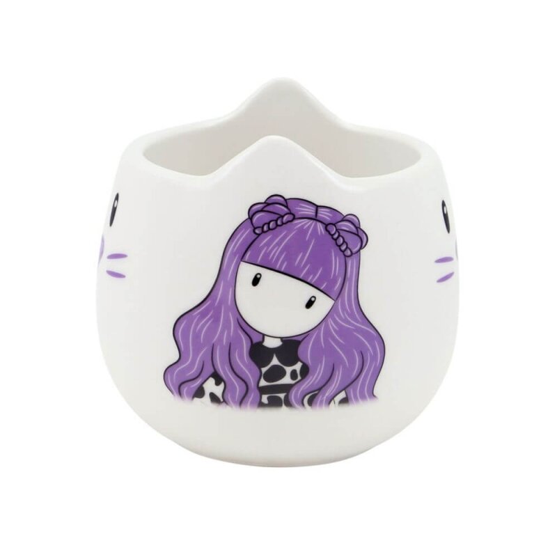 Santoro (Gorjuss) Set cadou cana si suport Gorjuss Smitten Kitten