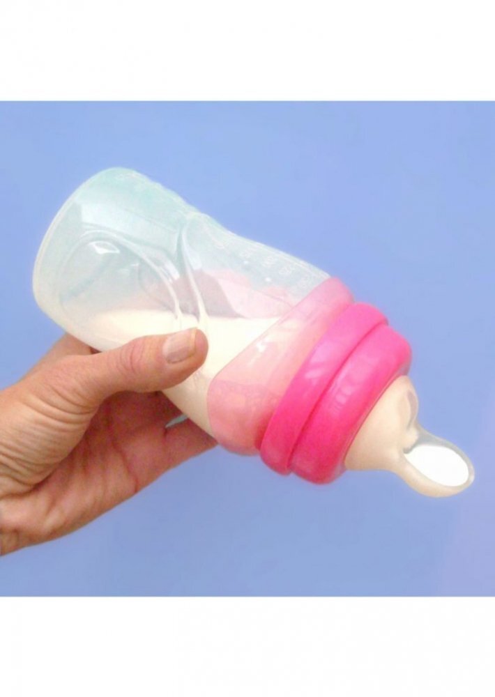 Saro Baby Biberon special 2 in 1 cu tetina si lingurita 250 ml