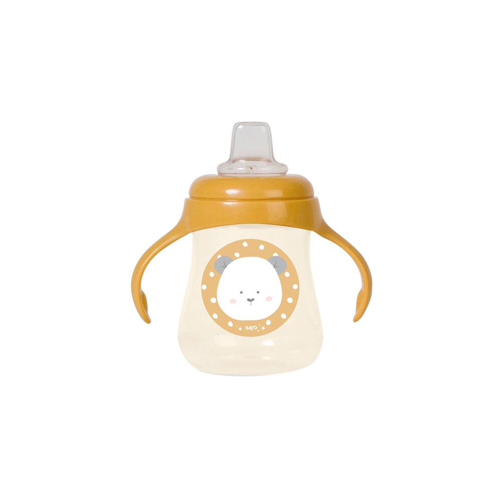 Saro Baby Cana anti-curgere Sweet Fun 250 ml mustard