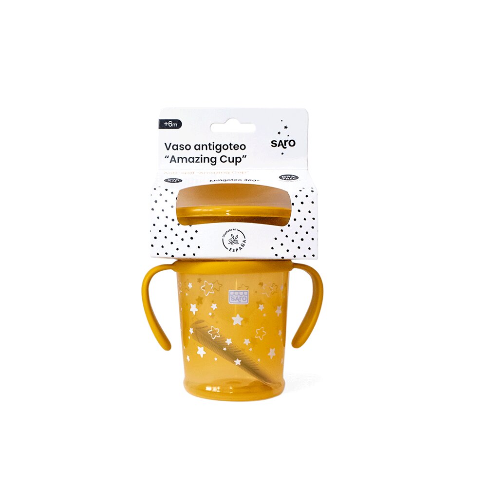 Saro Baby Cana anti-picurare 360 Amazing Cup 270 ml blue
