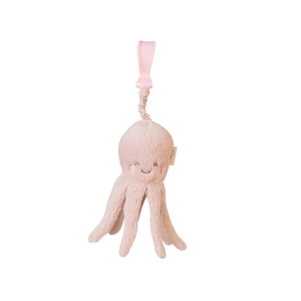 Saro Baby Jucarie zornaitoare din plus agatatoare design Caracatita pink