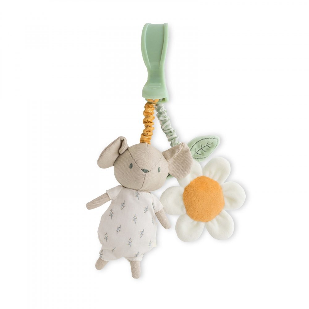 Saro Baby Jucarie zornaitoare din plus agatatoare design Spring Cottage Soricel