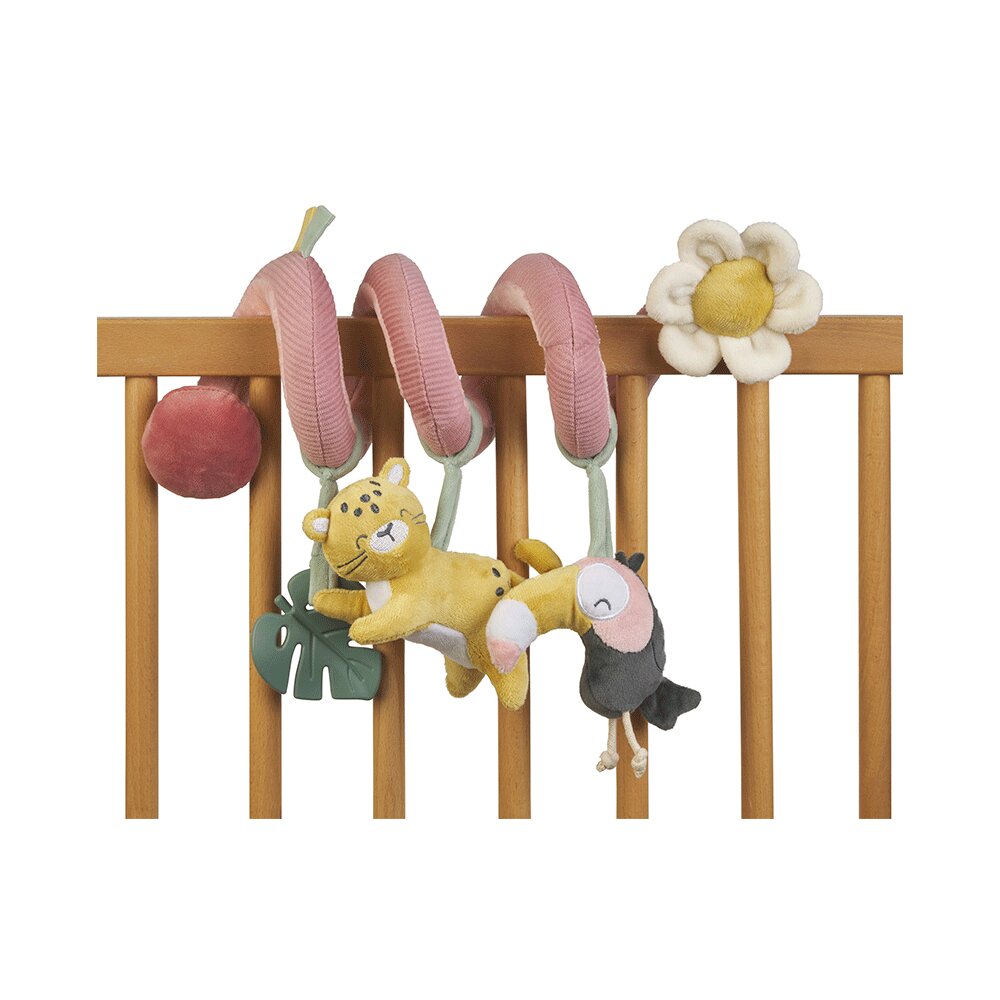 Saro Baby Jucarie zornaitoare din plus spirala design Sweet Fun Hunter Pink