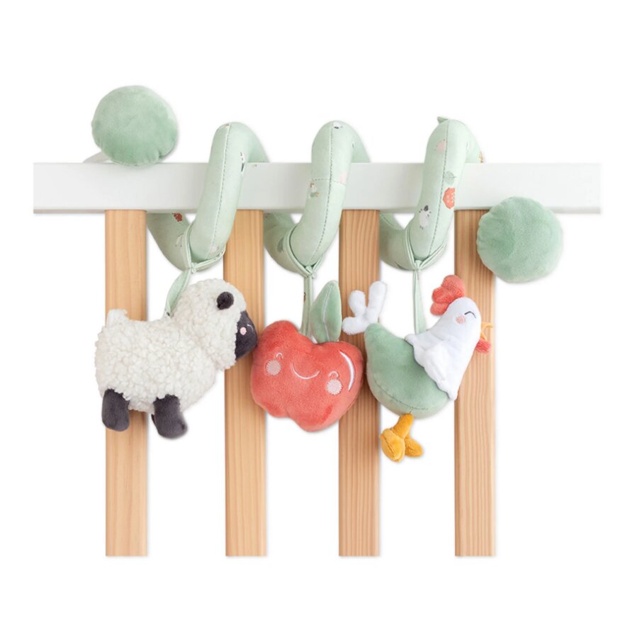 Saro Baby Jucarie zornaitoare din plus spirala Funny Farm