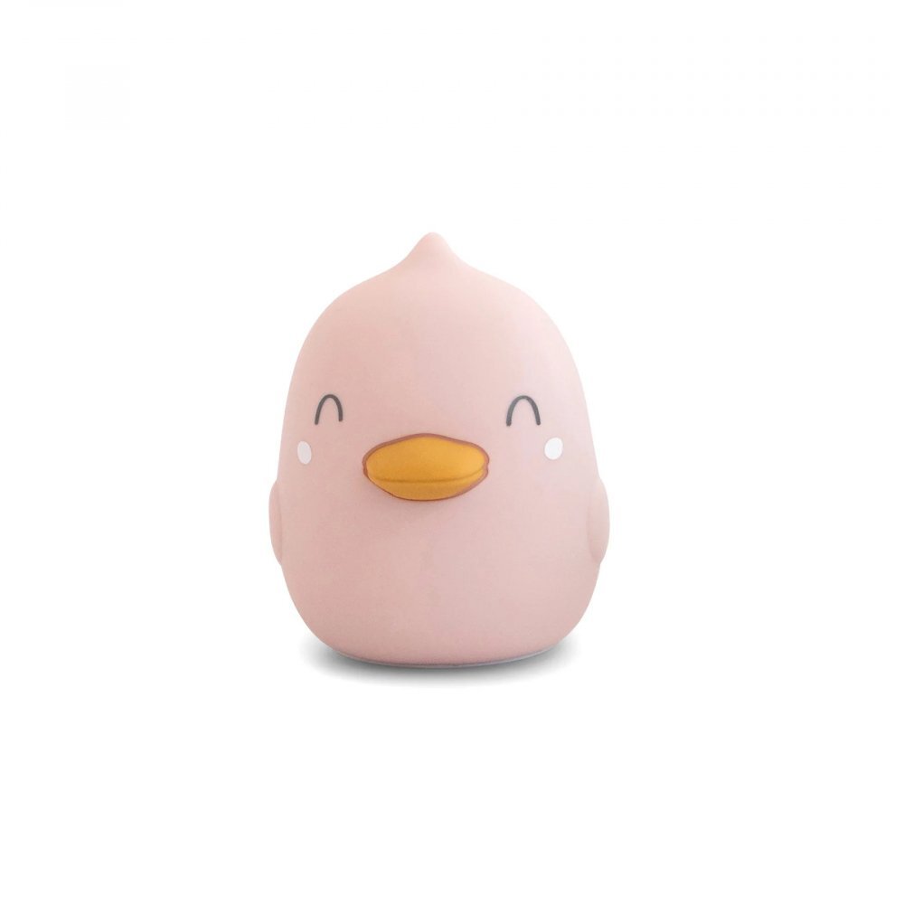 Saro Baby Lampa de veghe din silicon premium diverse lumini USB tip C Bright Duck Pink