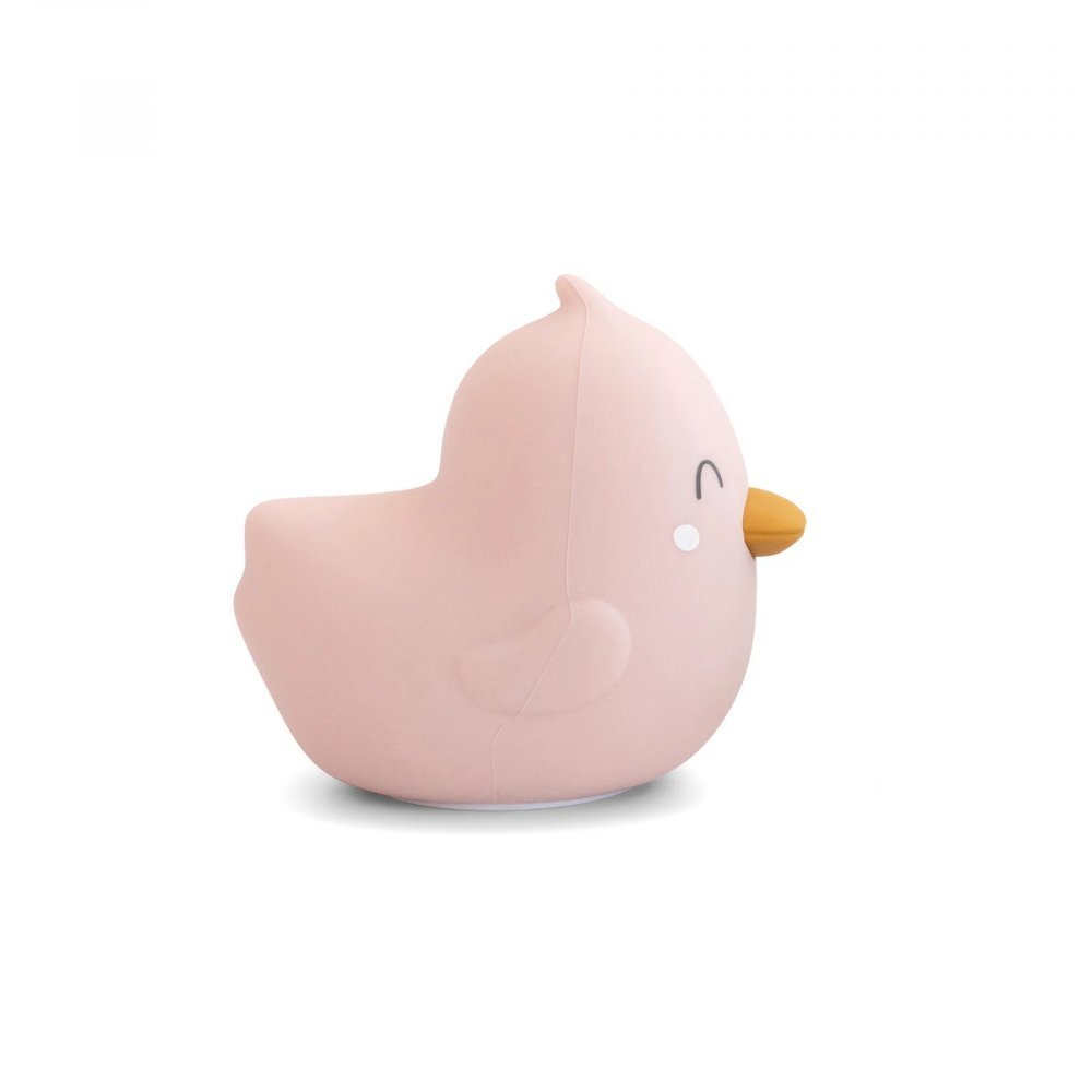 Saro Baby Lampa de veghe din silicon premium diverse lumini USB tip C Bright Duck Pink