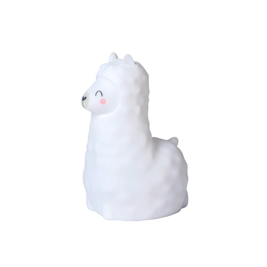 Saro Baby Lampa de veghe din silicon premium diverse lumini Wild Alpaca alb