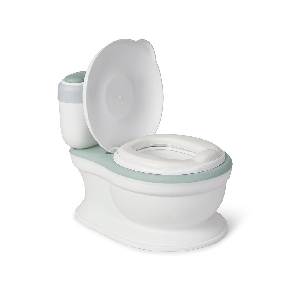 Saro Baby Olita de tip WC muzicala alb si mint