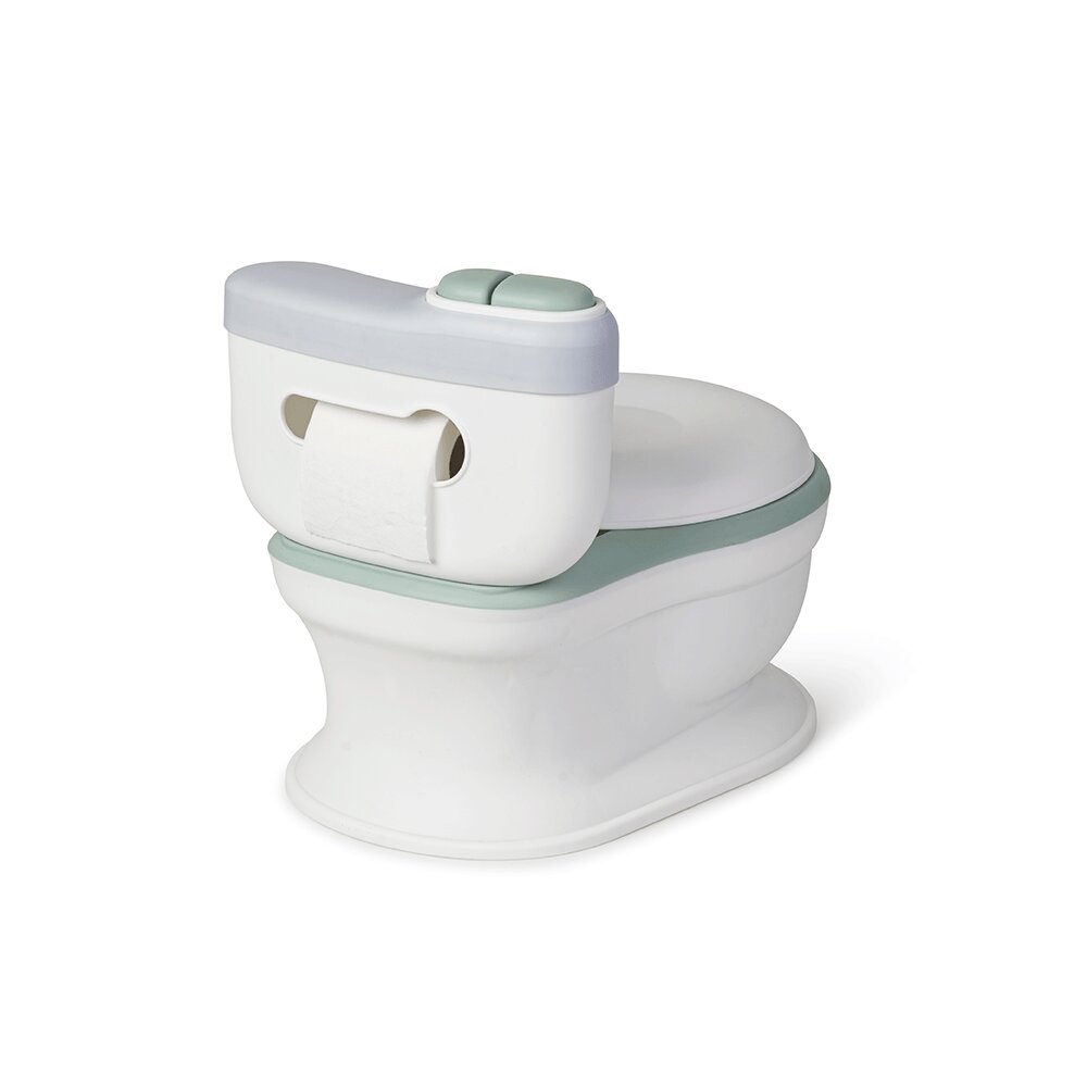 Saro Baby Olita de tip WC muzicala alb si mint