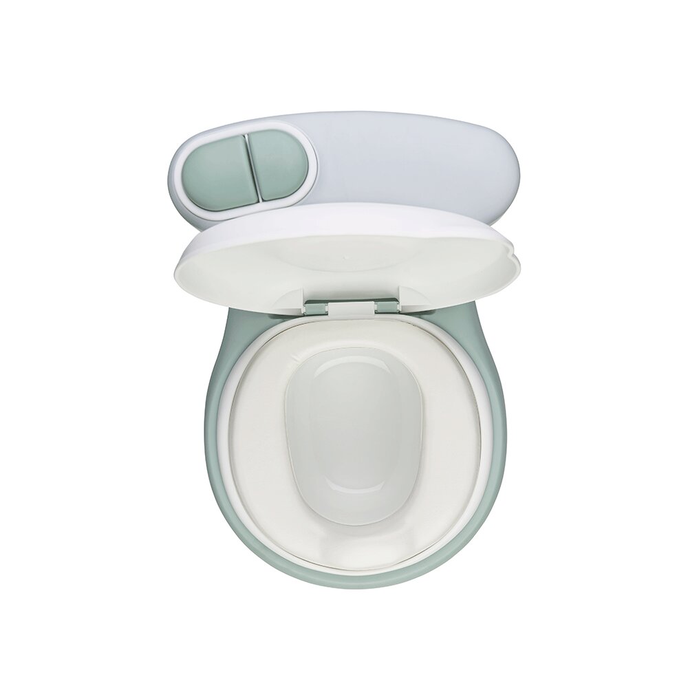 Saro Baby Olita de tip WC muzicala alb si mint