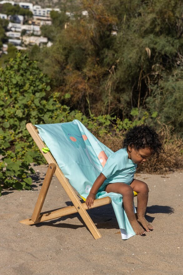 Saro Baby Prosop de plaja pentru copii 80 x 140 cm Jeallyfish