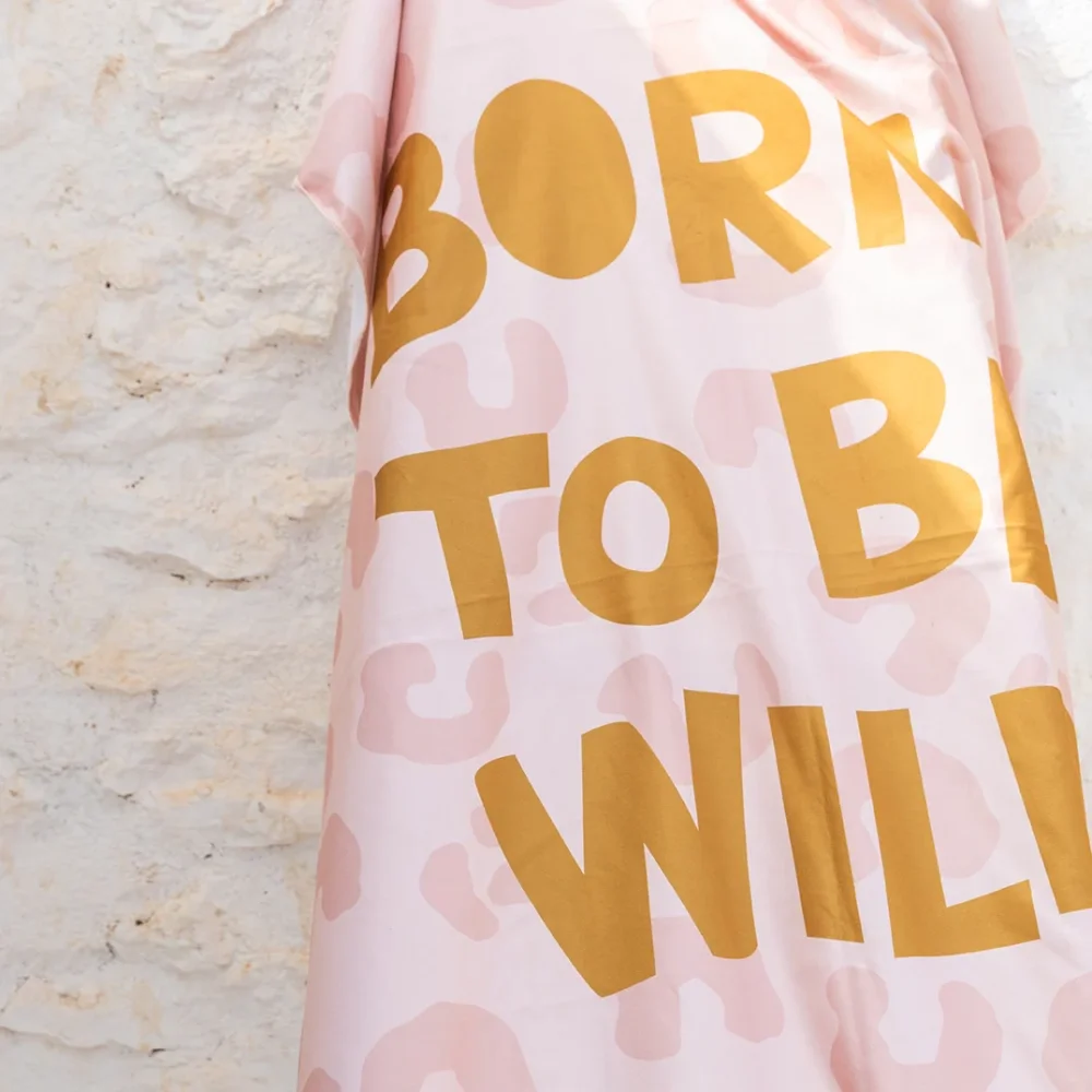 Saro Baby Prosop de plaja pentru copii 80x140 cm Born to be wild