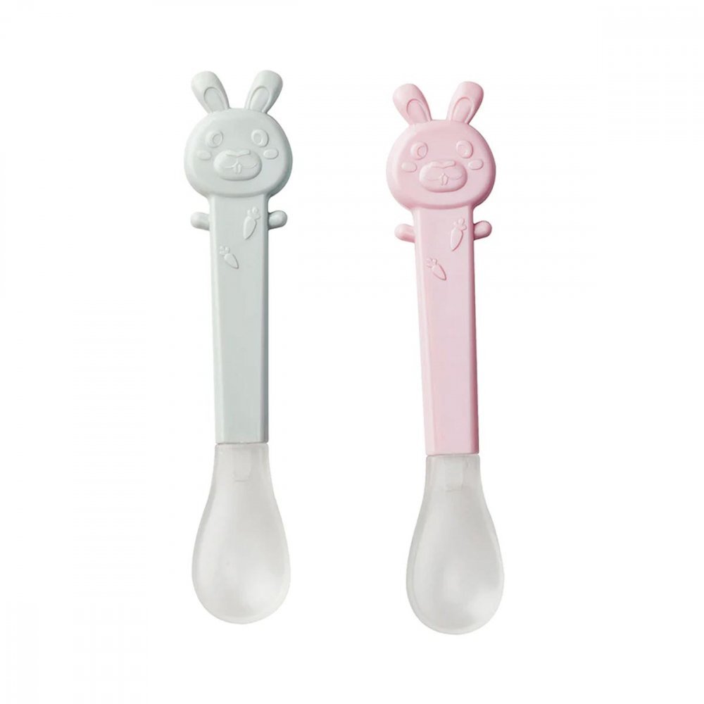 Saro Baby Set 2 lingurite cu varf moale rozgri