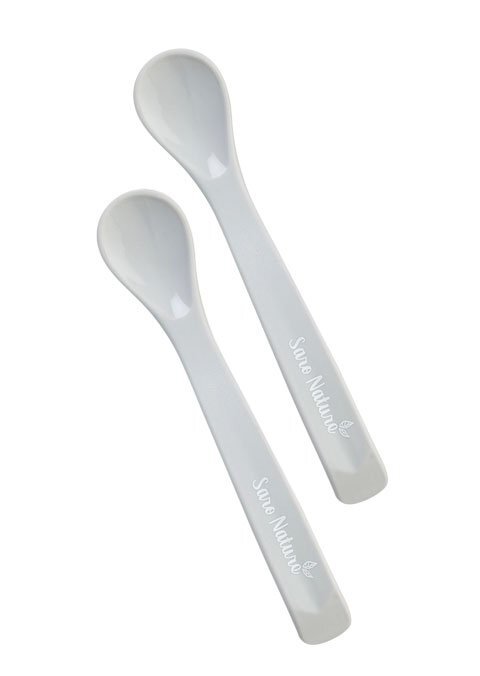Saro Baby Set 2 lingurite silicon gri