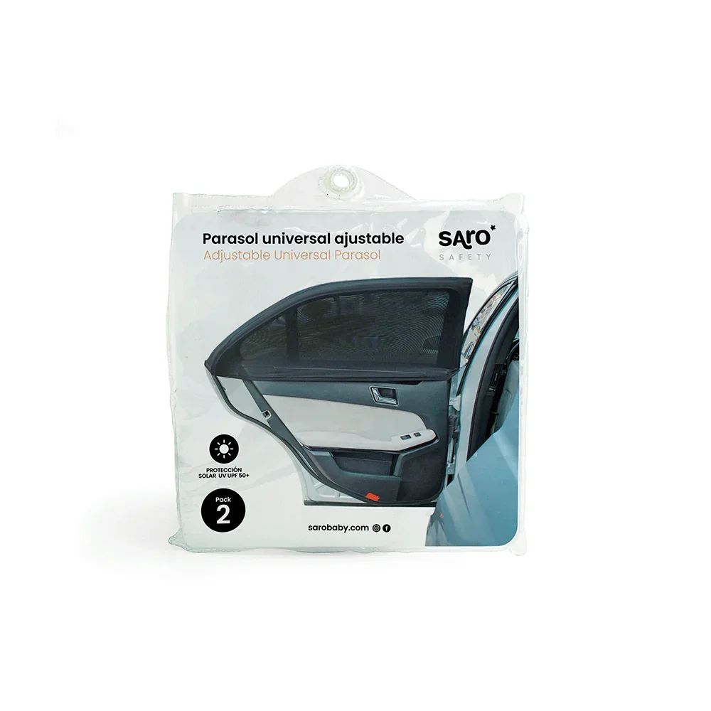 Saro Baby Set 2 parasolare universale auto pentru copii Saro protectie UV UPF 50+ ajustabile