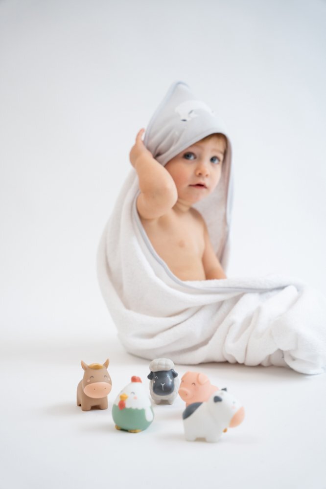 Saro Baby Set 5 jucarii de baie Funny Farm
