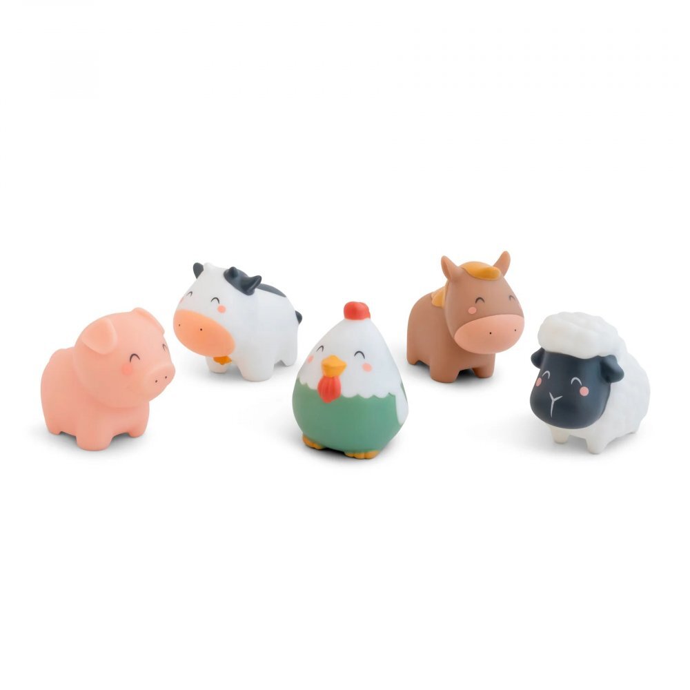 Saro Baby Set 5 jucarii de baie Funny Farm