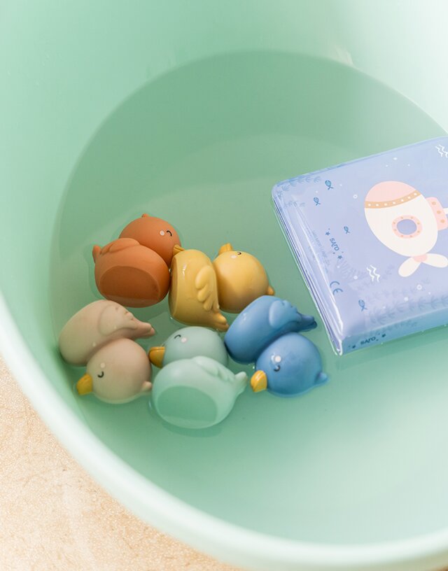 Saro Baby Set 5 jucarii de baie Little Ducks