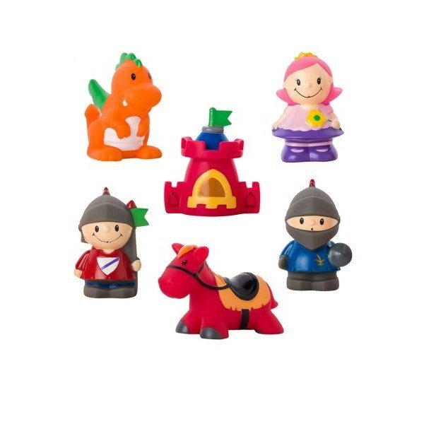Saro Baby Set 6 Jucarii de Baie cu personaje din povesti