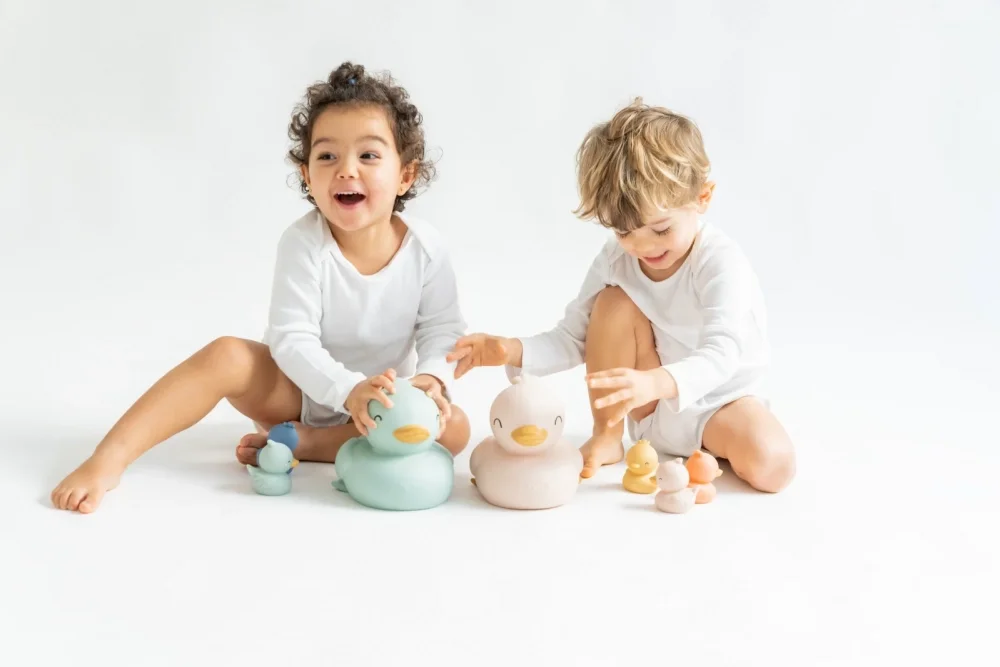 Saro Baby Set 7 ratuste de baie pentru copii Familie completa