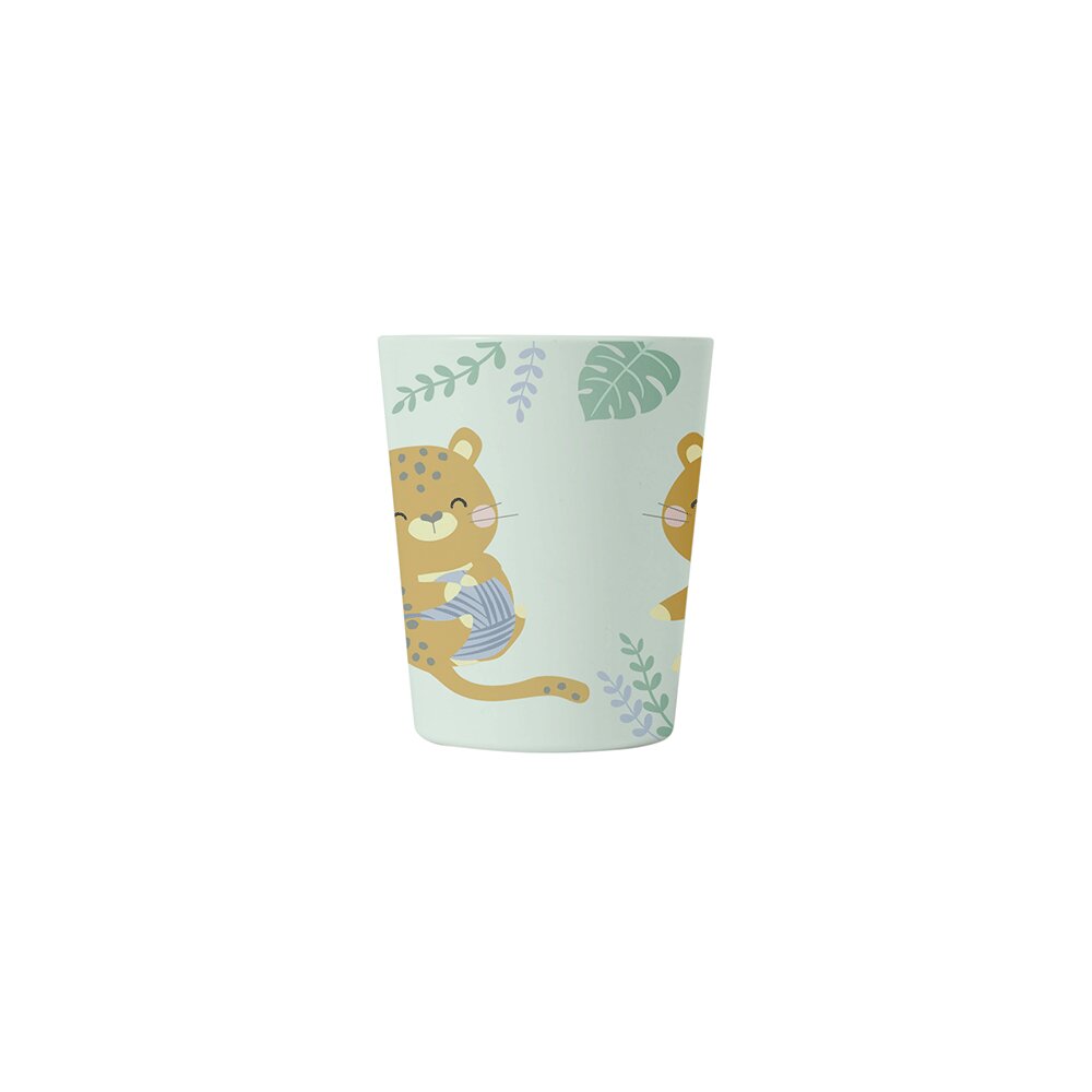 Saro Baby Set complet de masa cu 5 piese Jungle Cheetahs mint