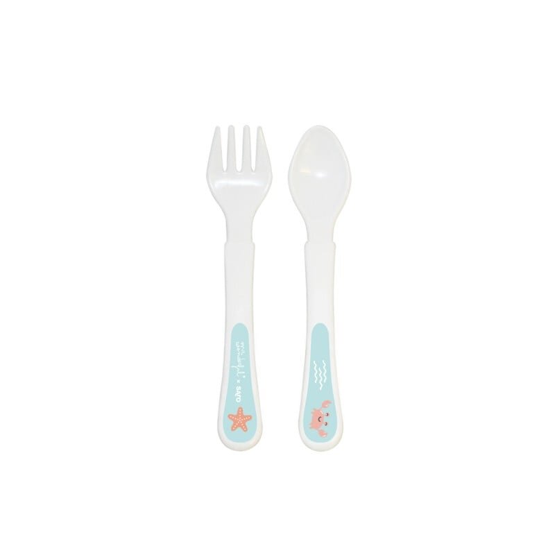 Saro Baby Set complet de masa cu 5 piese La Mar De Felices blue