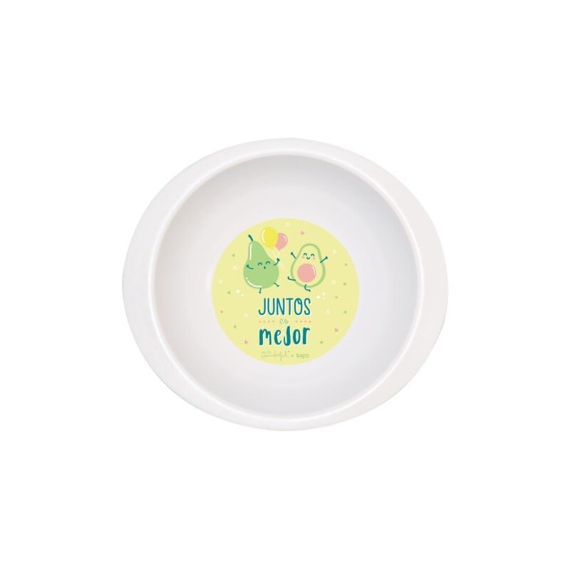 Saro Baby Set complet de masa cu 5 piese La Pera Limonera yellow