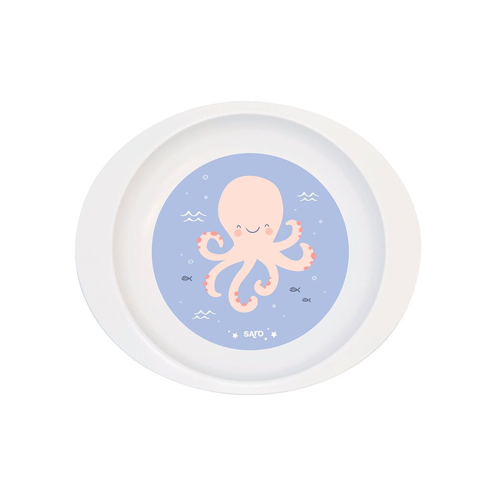 Saro Baby Set complet de masa cu 6 piese Ocean Life blue