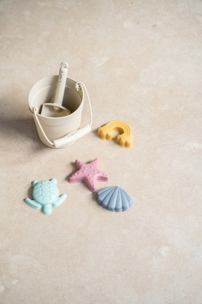 Saro Baby Set jucarii pentru plaja si nisip din silicon Play Fun Neutru